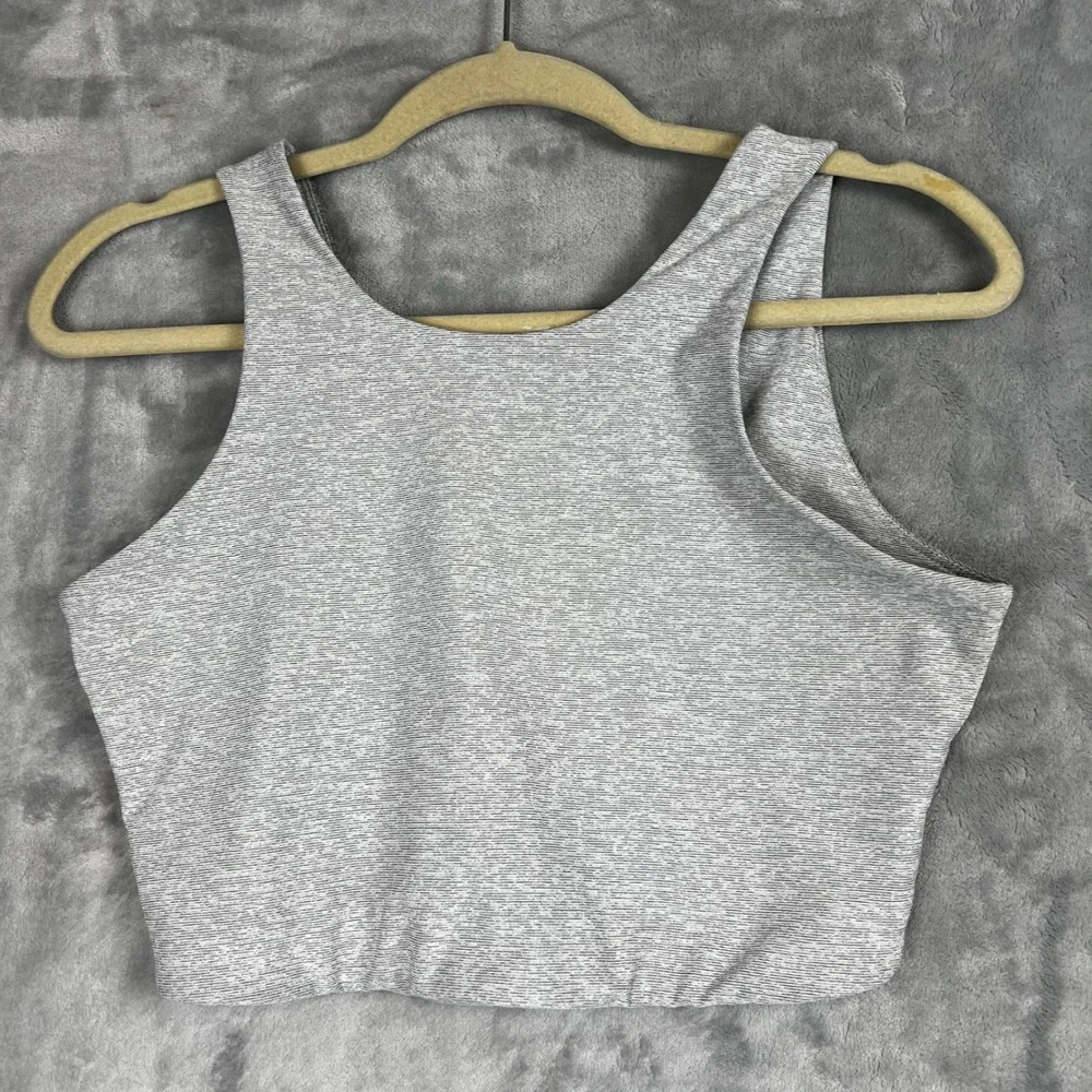 Outdoor Voices Two Tone Colorblock Crop Tank Top Athletic Gym Workout Size M‎